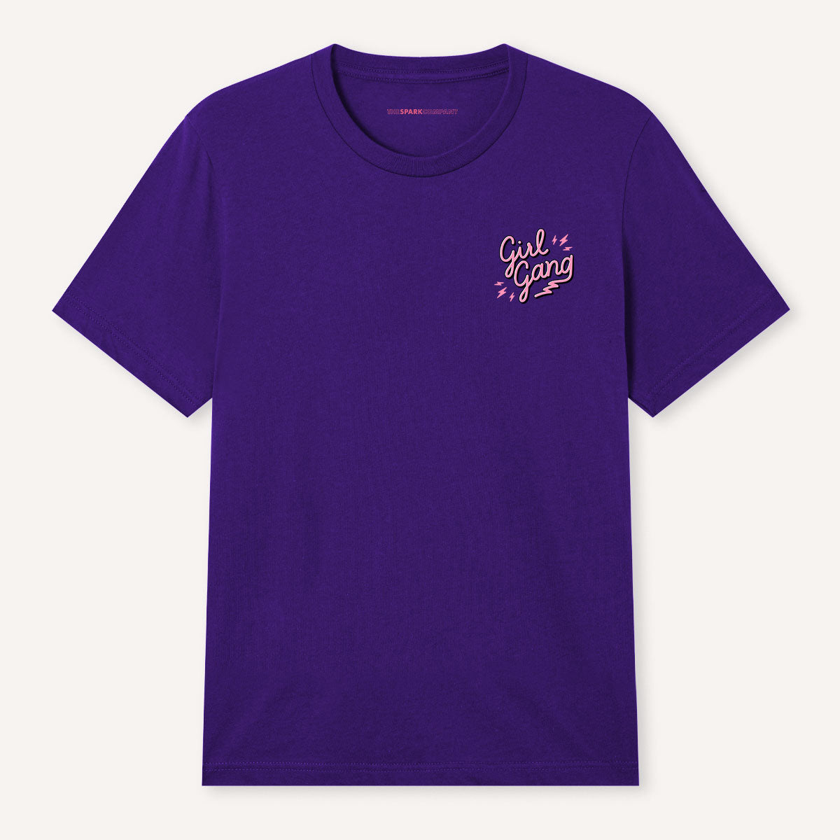 Girl Gang Lightning T-Shirt-Feminist Apparel, Feminist Clothing, Feminist T Shirt, BC3001-The Spark Company