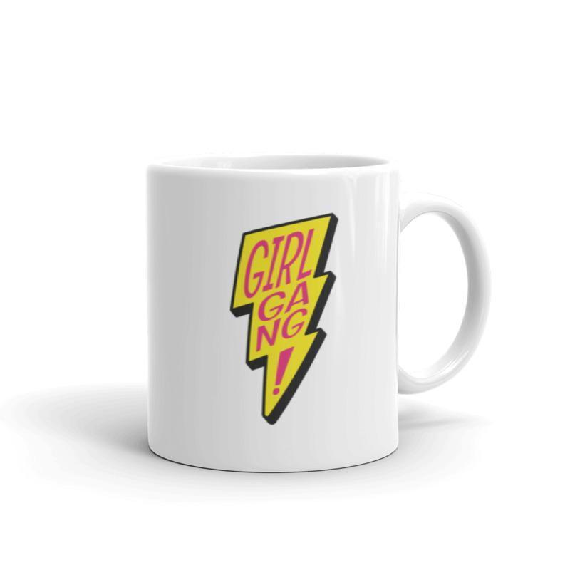 Girl Gang Mug-Feminist Apparel, Feminist Gift, Feminist Coffee Mug, 11oz White Ceramic-The Spark Company