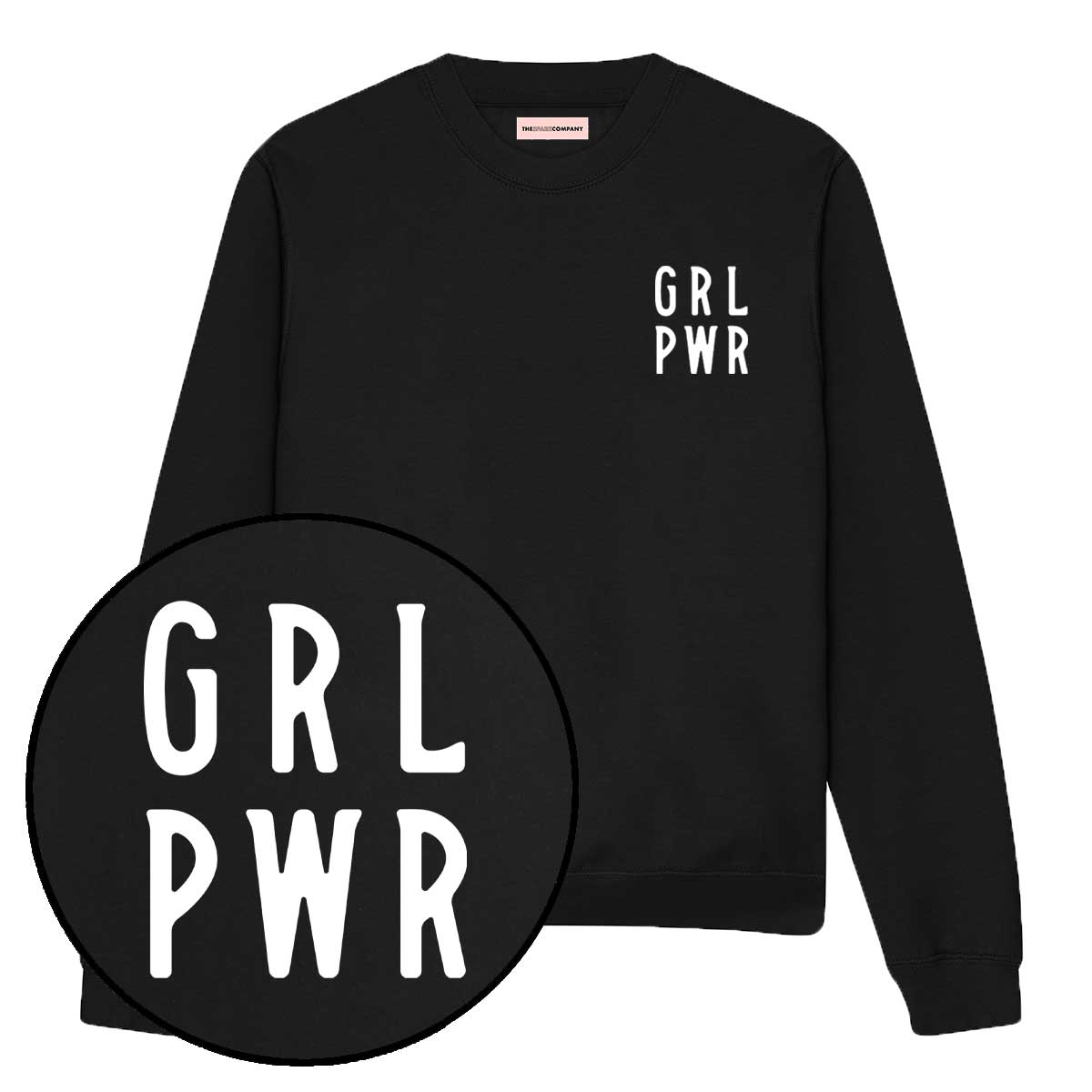 Girl Power Corner Sweatshirt-Feminist Apparel, Feminist Clothing, Feminist Sweatshirt, JH030-The Spark Company