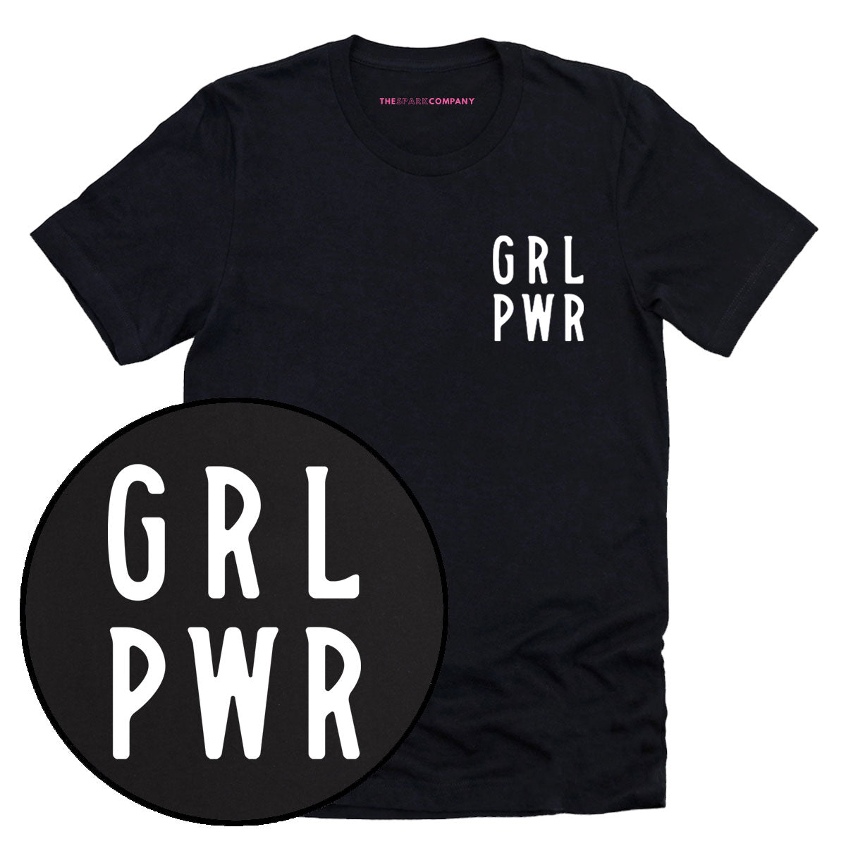 Girl Power Corner T-Shirt-Feminist Apparel, Feminist Clothing, Feminist T Shirt, BC3001-The Spark Company