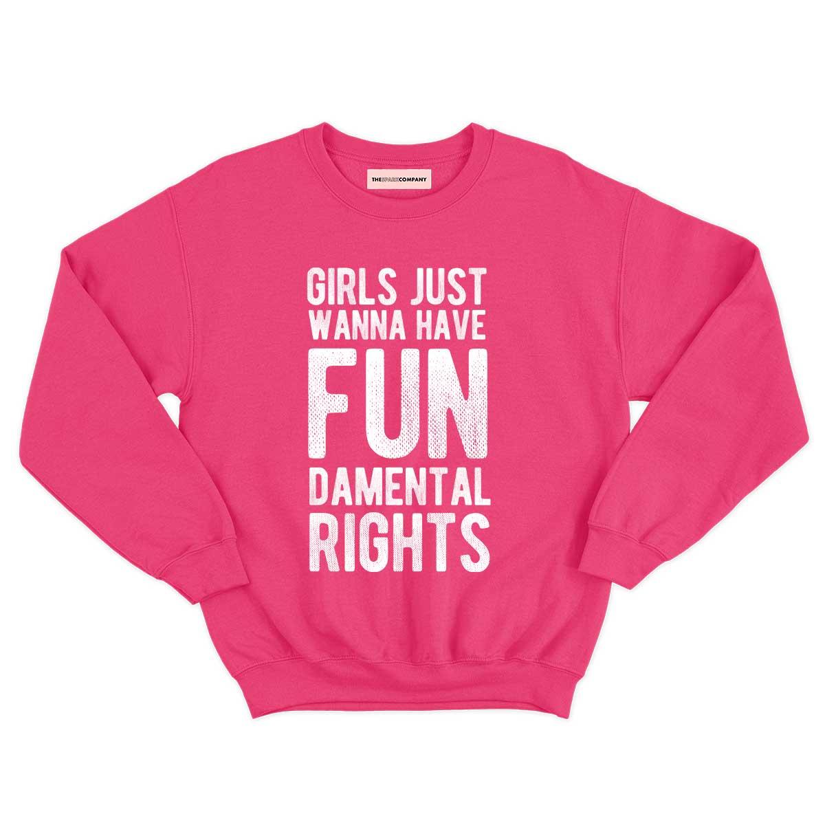 Girls Just Wanna Have Fundamental Rights Kids Sweatshirt-Feminist Apparel, Feminist Clothing, Feminist Kids Sweatshirt, JH030B-The Spark Company