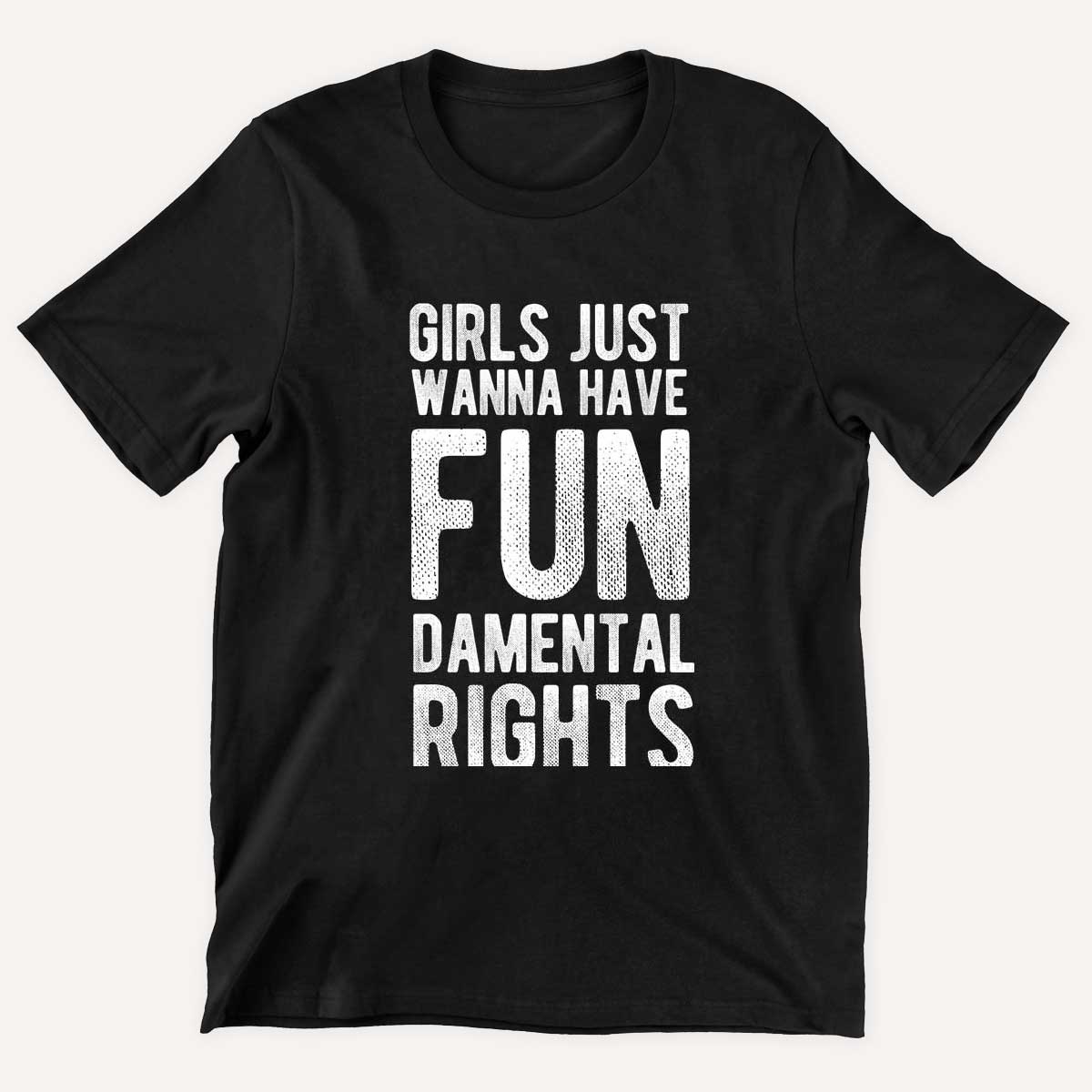 Girls Just Wanna Have Fundamental Rights Kids T-Shirt-Feminist Apparel, Feminist Clothing, Feminist Kids T Shirt, MiniCreator-The Spark Company