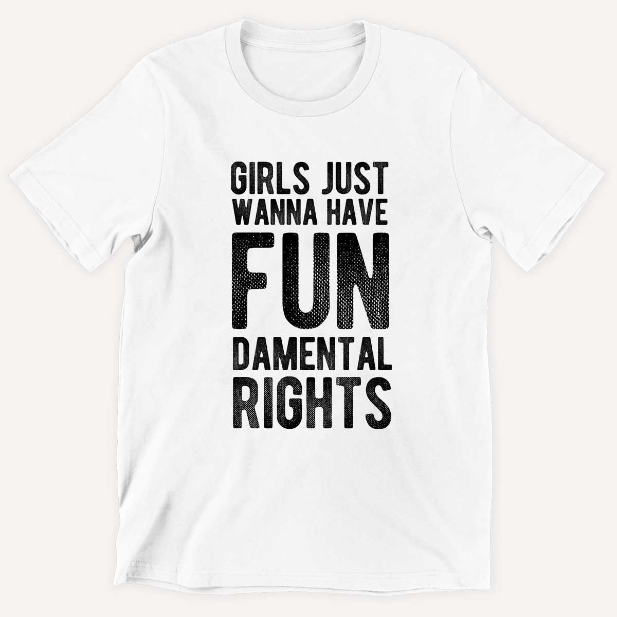 Girls Just Wanna Have Fundamental Rights Kids T-Shirt-Feminist Apparel, Feminist Clothing, Feminist Kids T Shirt, MiniCreator-The Spark Company