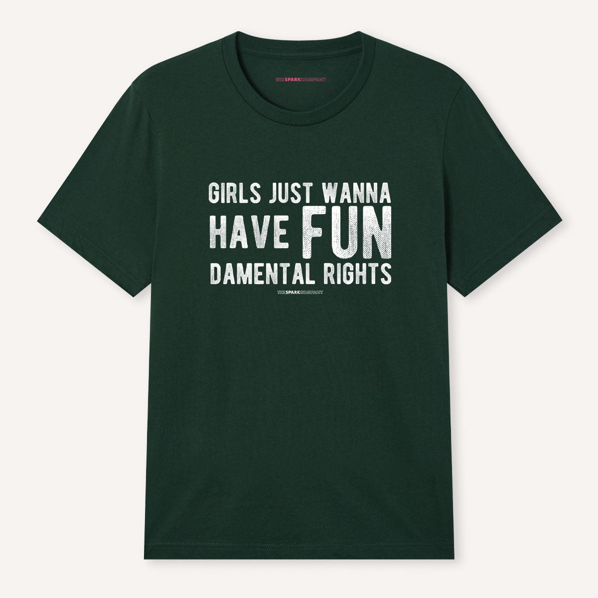 Girls Just Wanna Have Fundamental Rights T-Shirt-Feminist Apparel, Feminist Clothing, Feminist T Shirt, BC3001-The Spark Company