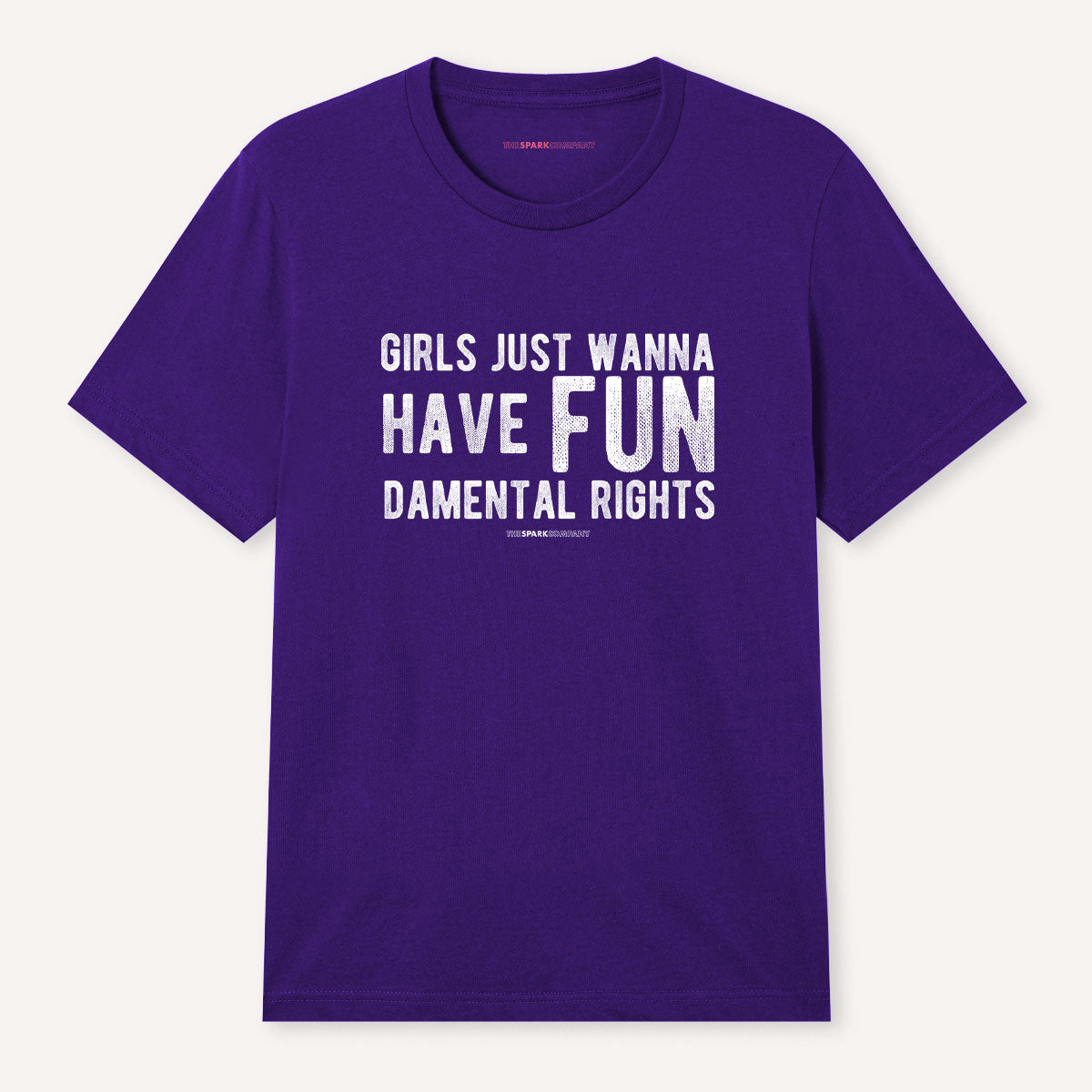 Girls Just Wanna Have Fundamental Rights T-Shirt-Feminist Apparel, Feminist Clothing, Feminist T Shirt, BC3001-The Spark Company
