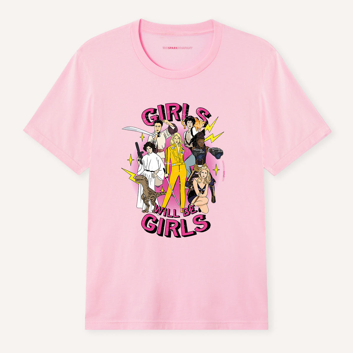 Girls Will Be Girls T-Shirt-Feminist Apparel, Feminist Clothing, Feminist T Shirt, BC3001-The Spark Company