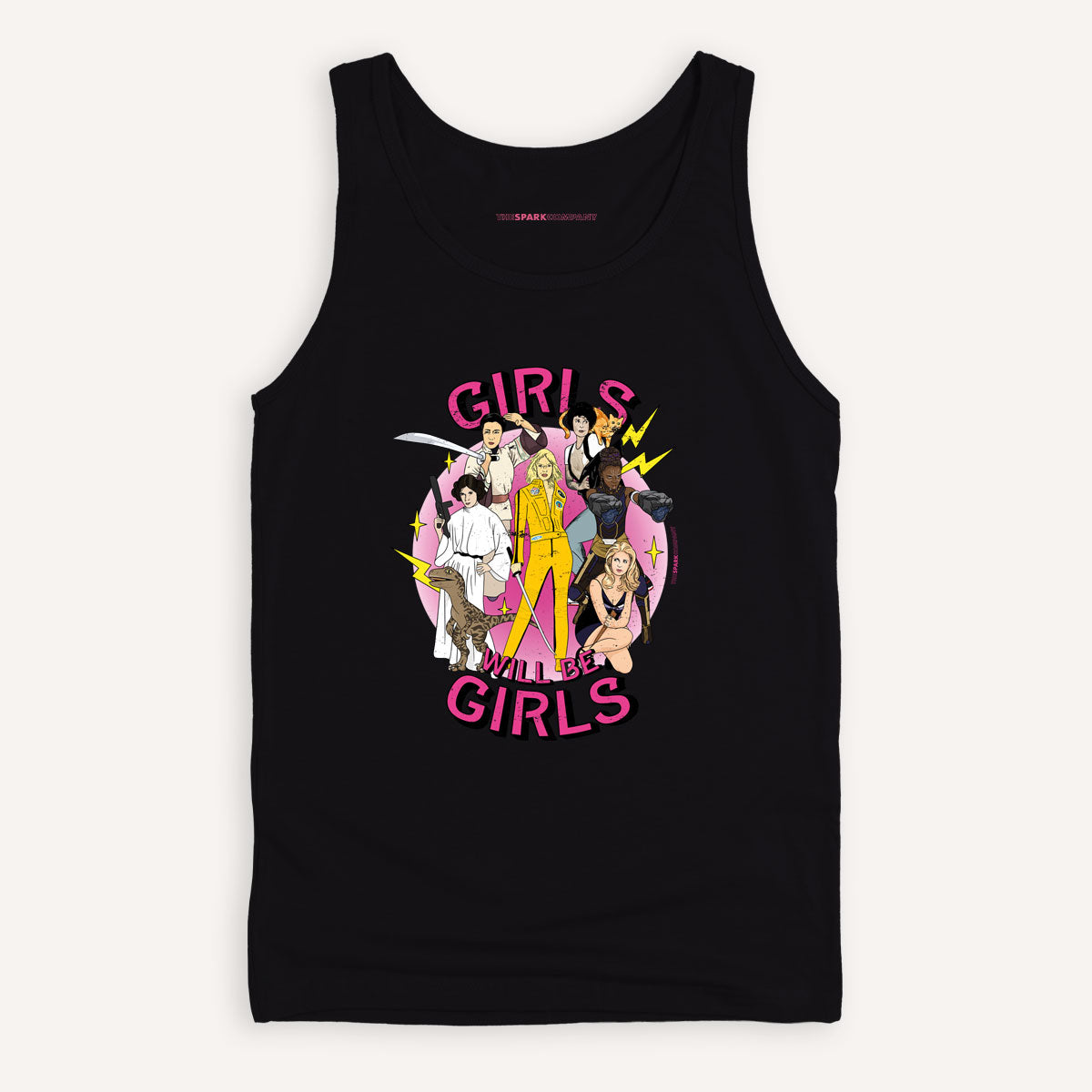 Girls Will Be Girls Tank Top-Feminist Apparel, Feminist Clothing, Feminist Tank, 03980-The Spark Company