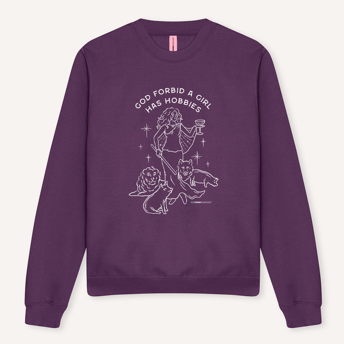 God Forbid A Girl Has Hobbies Sweatshirt-Feminist Apparel, Feminist Clothing, Feminist Sweatshirt, JH030-The Spark Company
