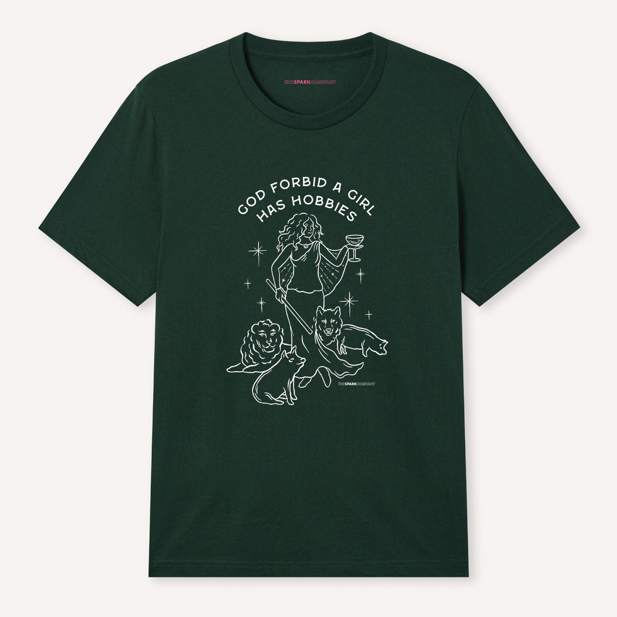 God Forbid A Girl Has Hobbies T-Shirt-Feminist Apparel, Feminist Clothing, Feminist T Shirt, BC3001-The Spark Company