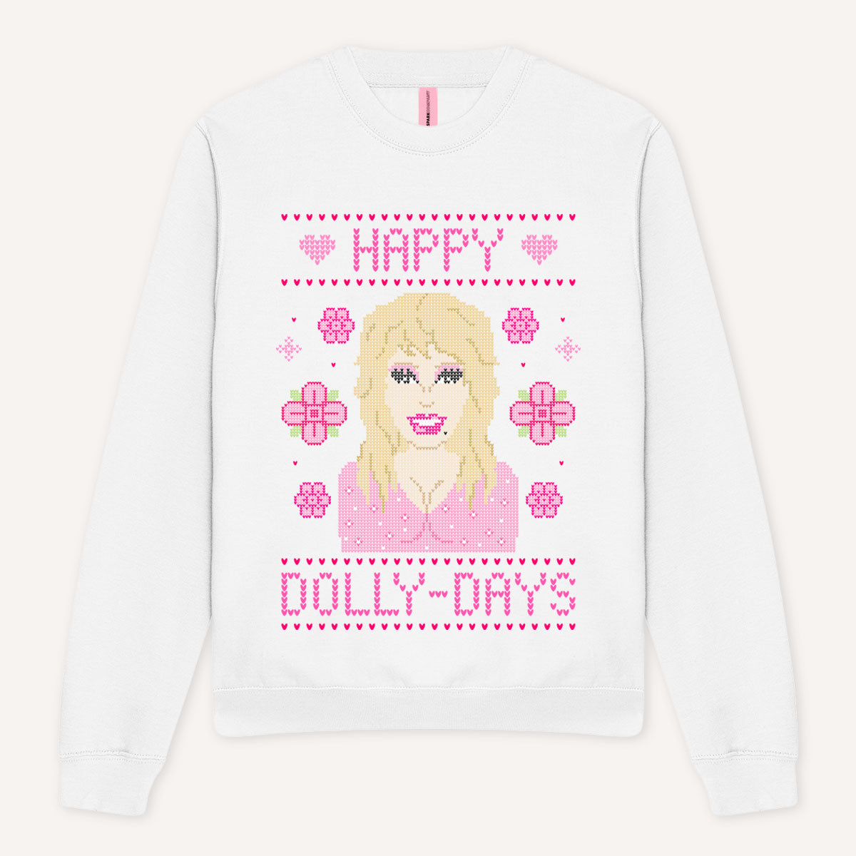 Happy Dolly Days Ugly Christmas Jumper-Feminist Apparel, Feminist Clothing, Feminist Sweatshirt, JH030-The Spark Company