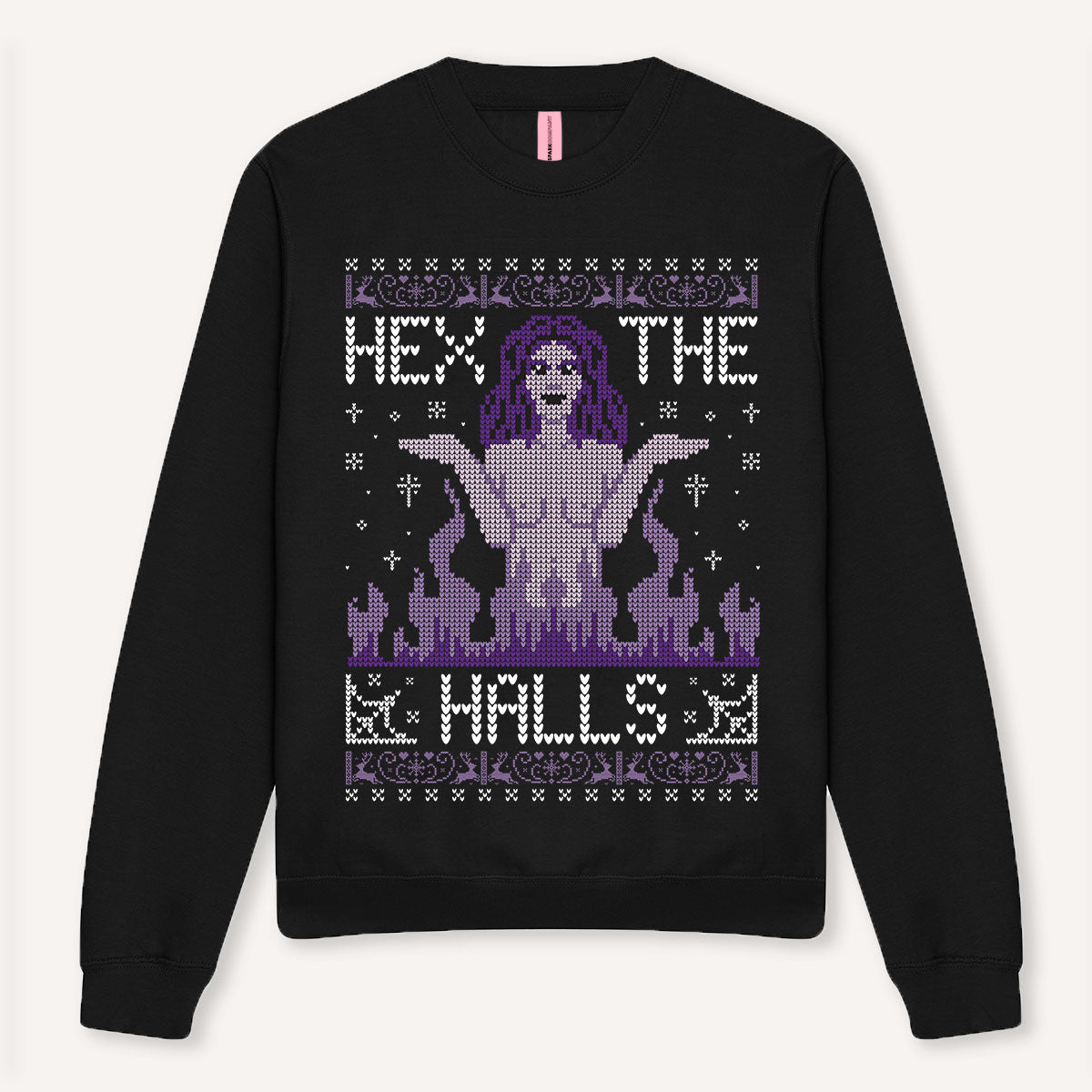 Hex The Halls Ugly Christmas Jumper-Feminist Apparel, Feminist Clothing, Feminist Sweatshirt, JH030-The Spark Company