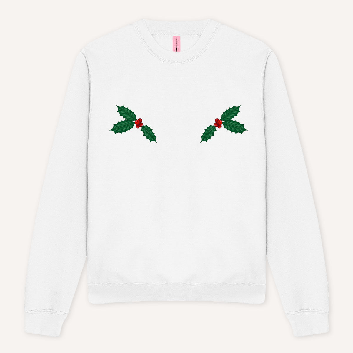 Holly Tits Christmas Jumper-Feminist Apparel, Feminist Clothing, Feminist Sweatshirt, JH030-The Spark Company