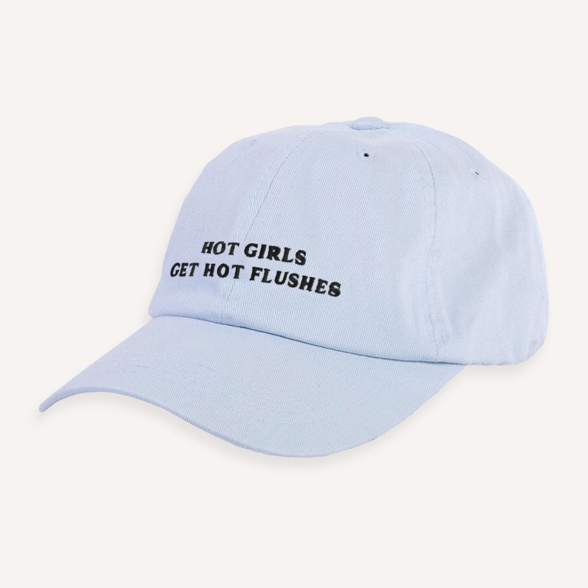 Hot Girls Get Hot Flushes Slogan Cap-Feminist Apparel, Feminist Gift, Slogan Cap, BC653-The Spark Company