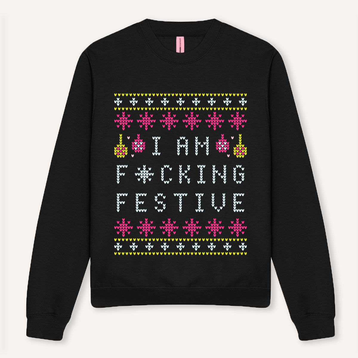 I Am F*cking Festive Ugly Christmas Jumper-Feminist Apparel, Feminist Clothing, Feminist Sweatshirt, JH030-The Spark Company