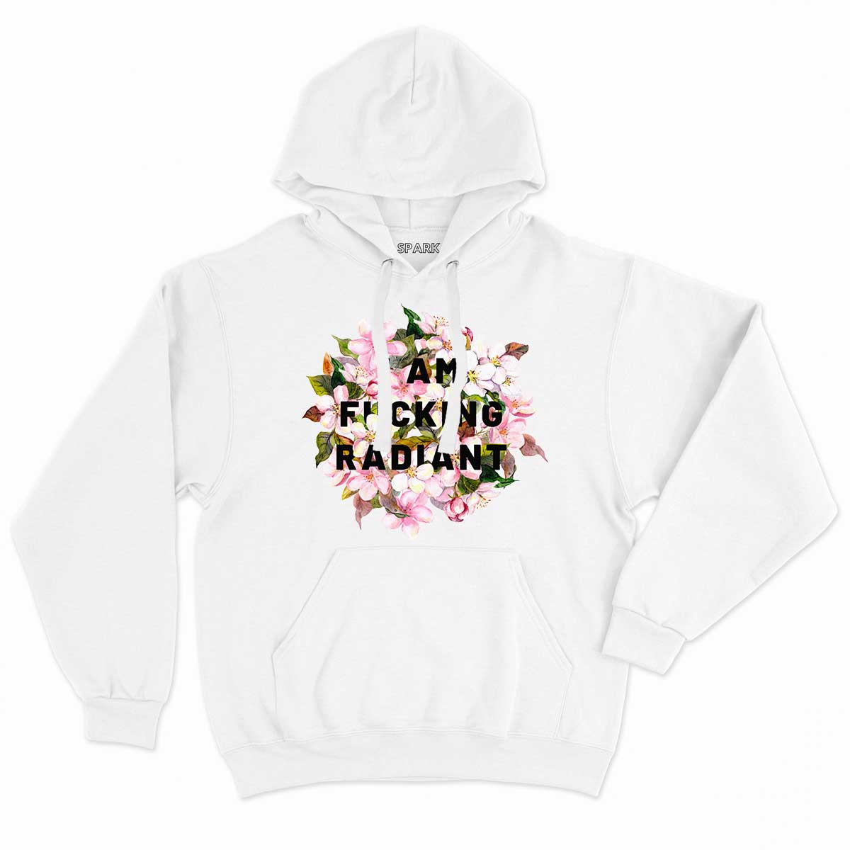 I Am F*cking Radiant Hoodie-Feminist Apparel, Feminist Clothing, Feminist Hoodie, JH001-The Spark Company
