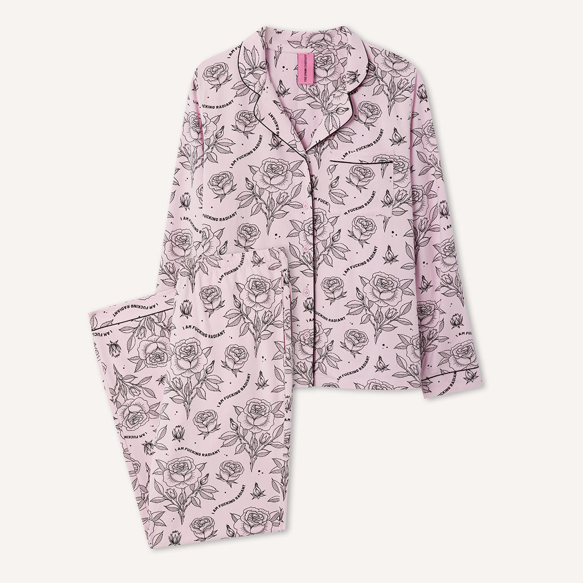 I Am F*cking Radiant Pyjama Set-Feminist Apparel, Feminist Clothing, Feminist Pyjama Set-The Spark Company