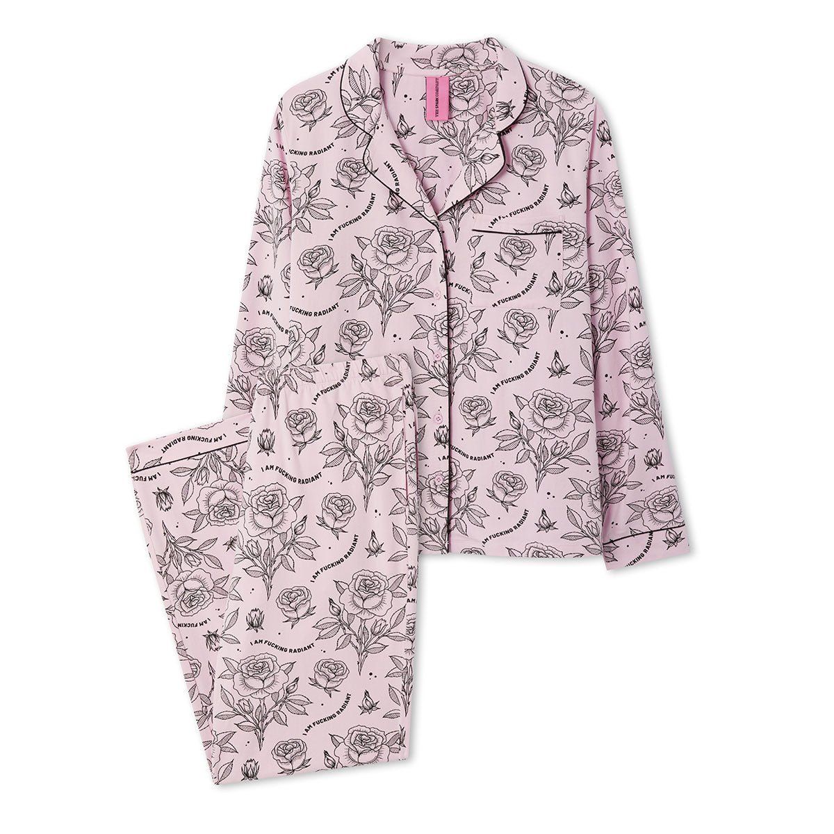 I Am F*cking Radiant Pyjamas-Feminist Apparel, Feminist Clothing, Feminist Pyjama Set-The Spark Company