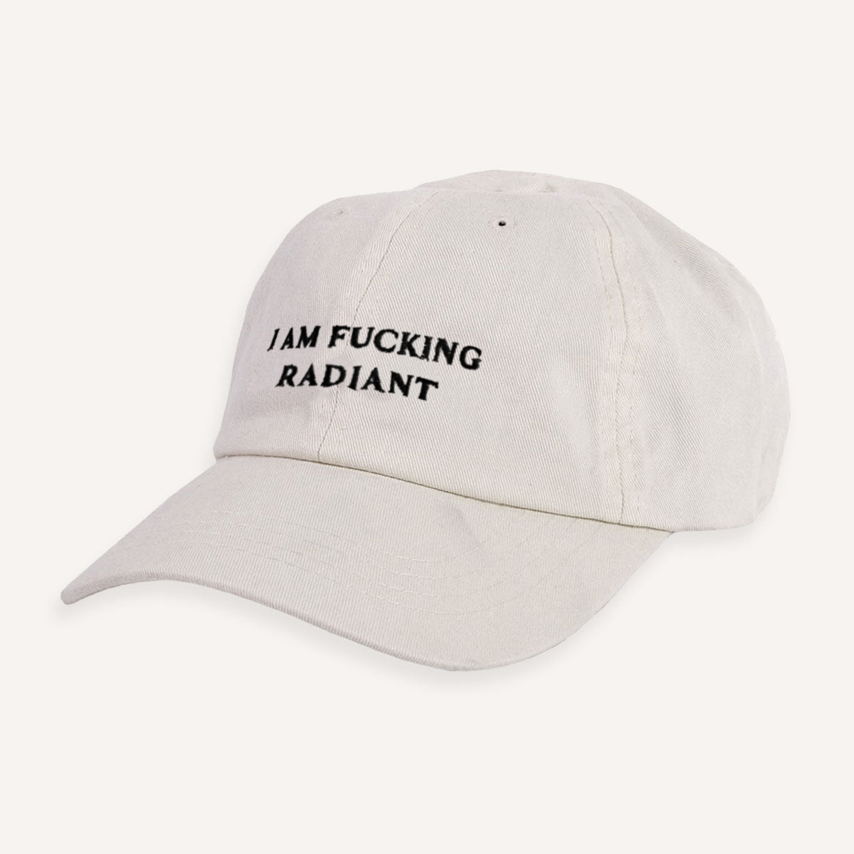 I Am F*cking Radiant Slogan Cap-Feminist Apparel, Feminist Gift, Slogan Cap, BC653-The Spark Company