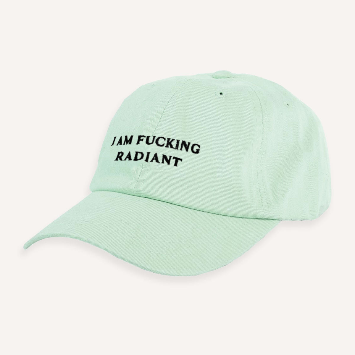 I Am F*cking Radiant Slogan Cap-Feminist Apparel, Feminist Gift, Slogan Cap, BC653-The Spark Company