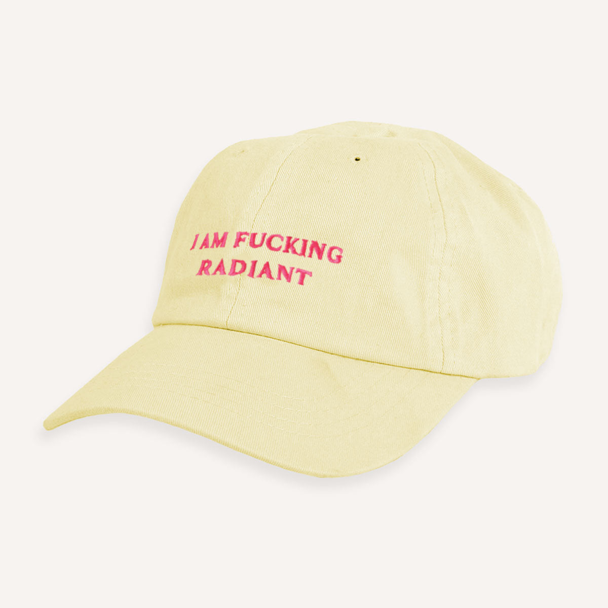 I Am F*cking Radiant Slogan Cap-Feminist Apparel, Feminist Gift, Slogan Cap, BC653-The Spark Company