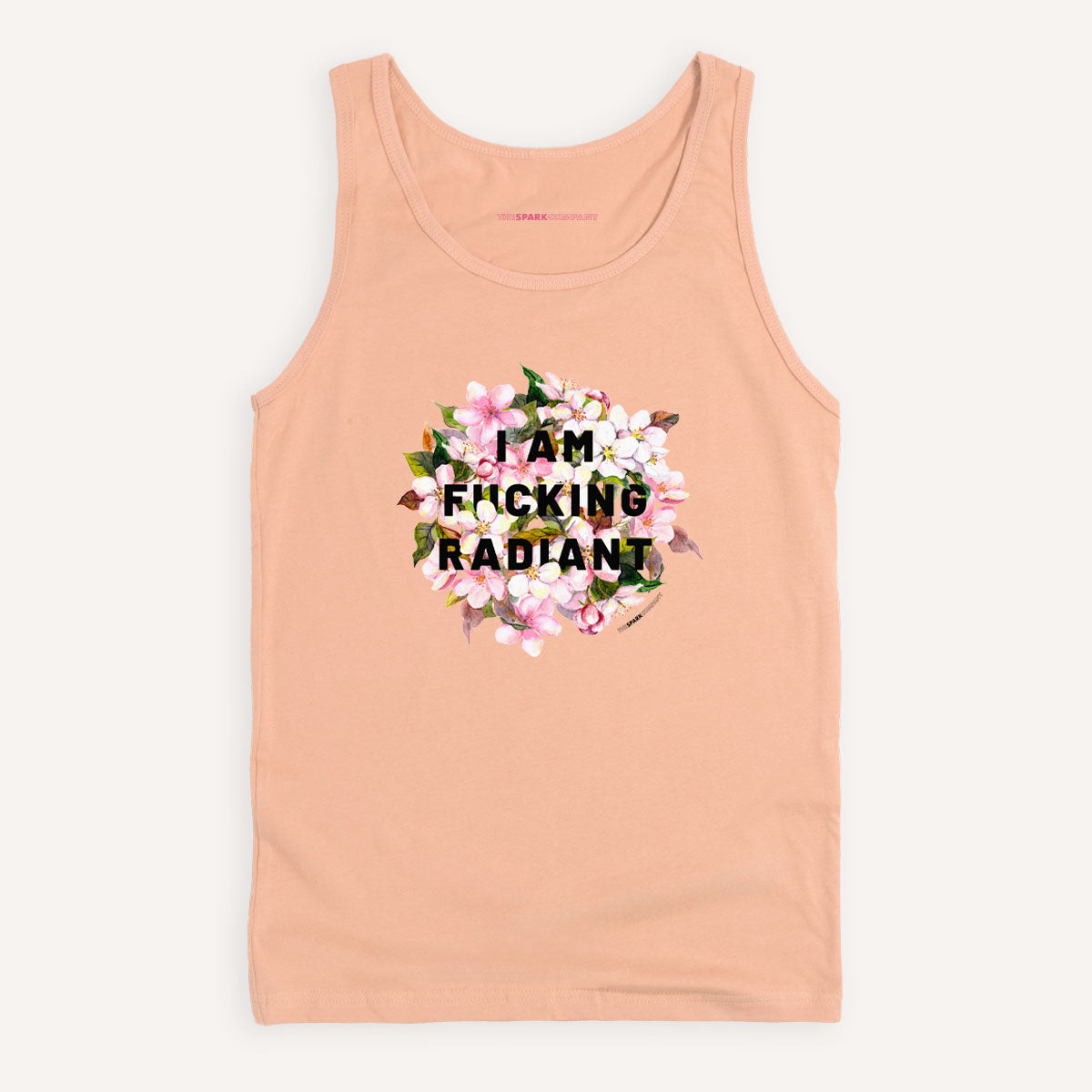 I Am F*cking Radiant Tank Top-Feminist Apparel, Feminist Clothing, Feminist Tank, 03980-The Spark Company