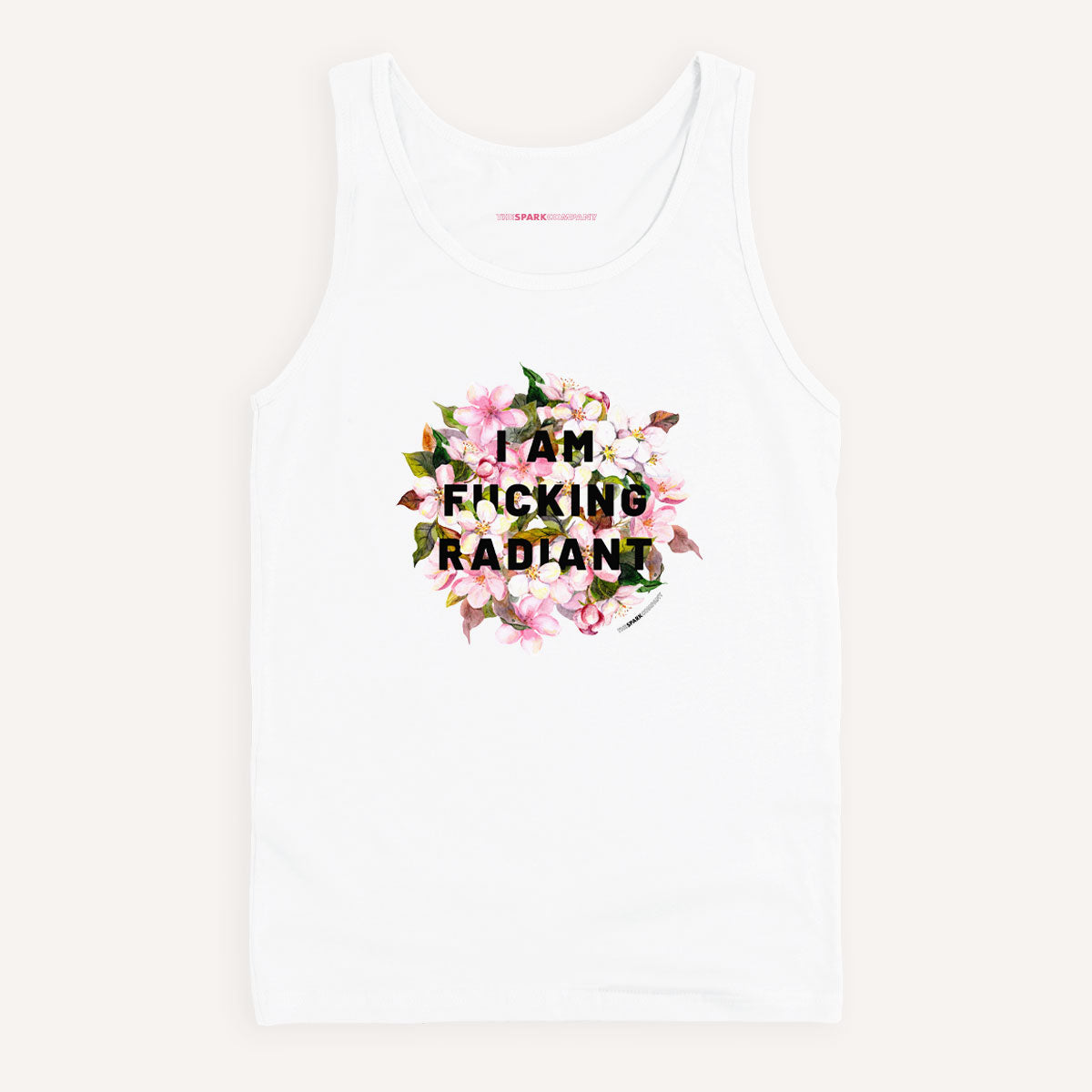 I Am F*cking Radiant Tank Top-Feminist Apparel, Feminist Clothing, Feminist Tank, 03980-The Spark Company