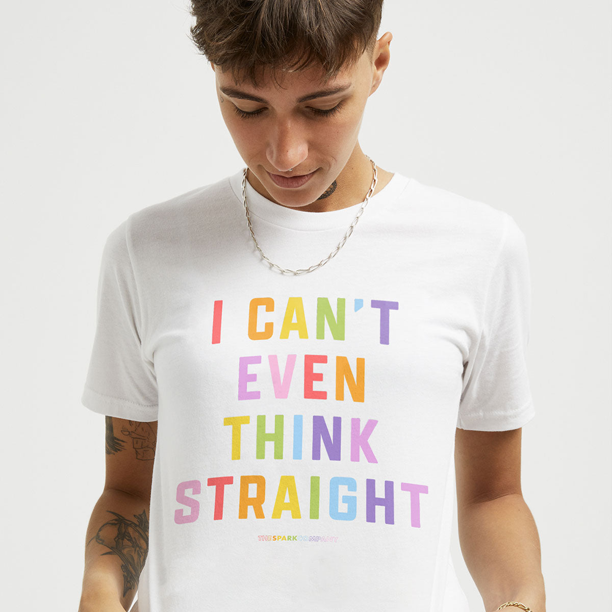 I Can't Even Think Straight T-Shirt-LGBT Apparel, LGBT Clothing, LGBT T Shirt, BC3001-The Spark Company