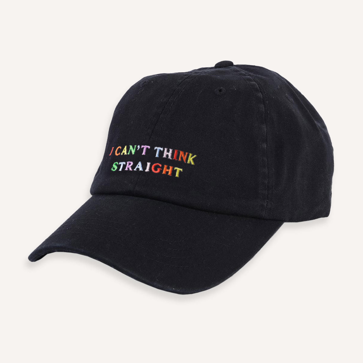 I Can't Think Straight Slogan Cap-LGBTQ Apparel, LGBTQ Gift, Slogan Cap, BC653-The Spark Company