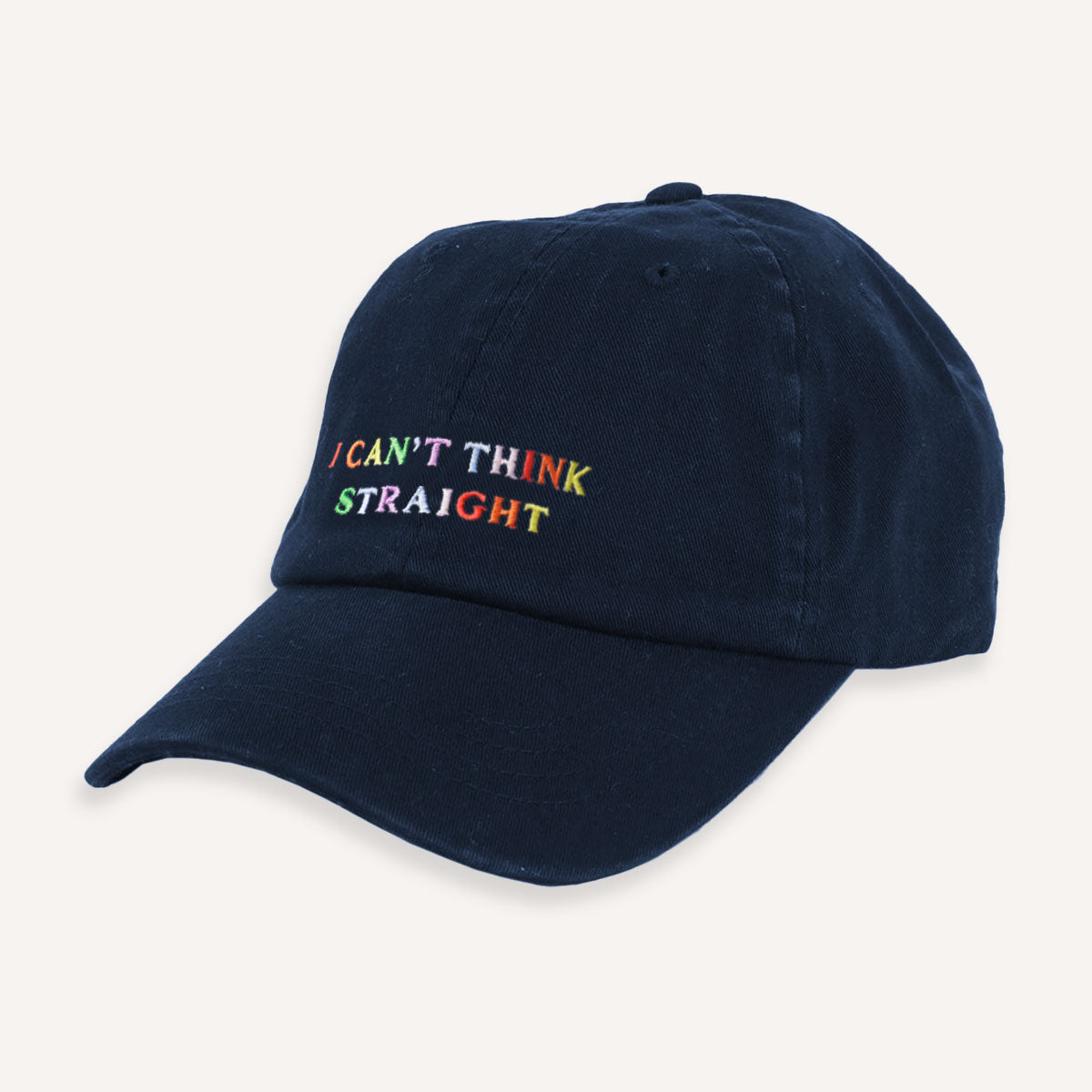 I Can't Think Straight Slogan Cap-LGBTQ Apparel, LGBTQ Gift, Slogan Cap, BC653-The Spark Company