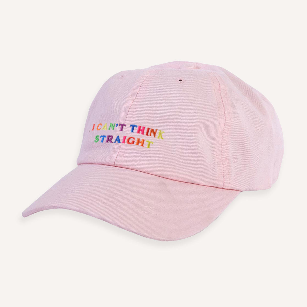 I Can't Think Straight Slogan Cap-LGBTQ Apparel, LGBTQ Gift, Slogan Cap, BC653-The Spark Company
