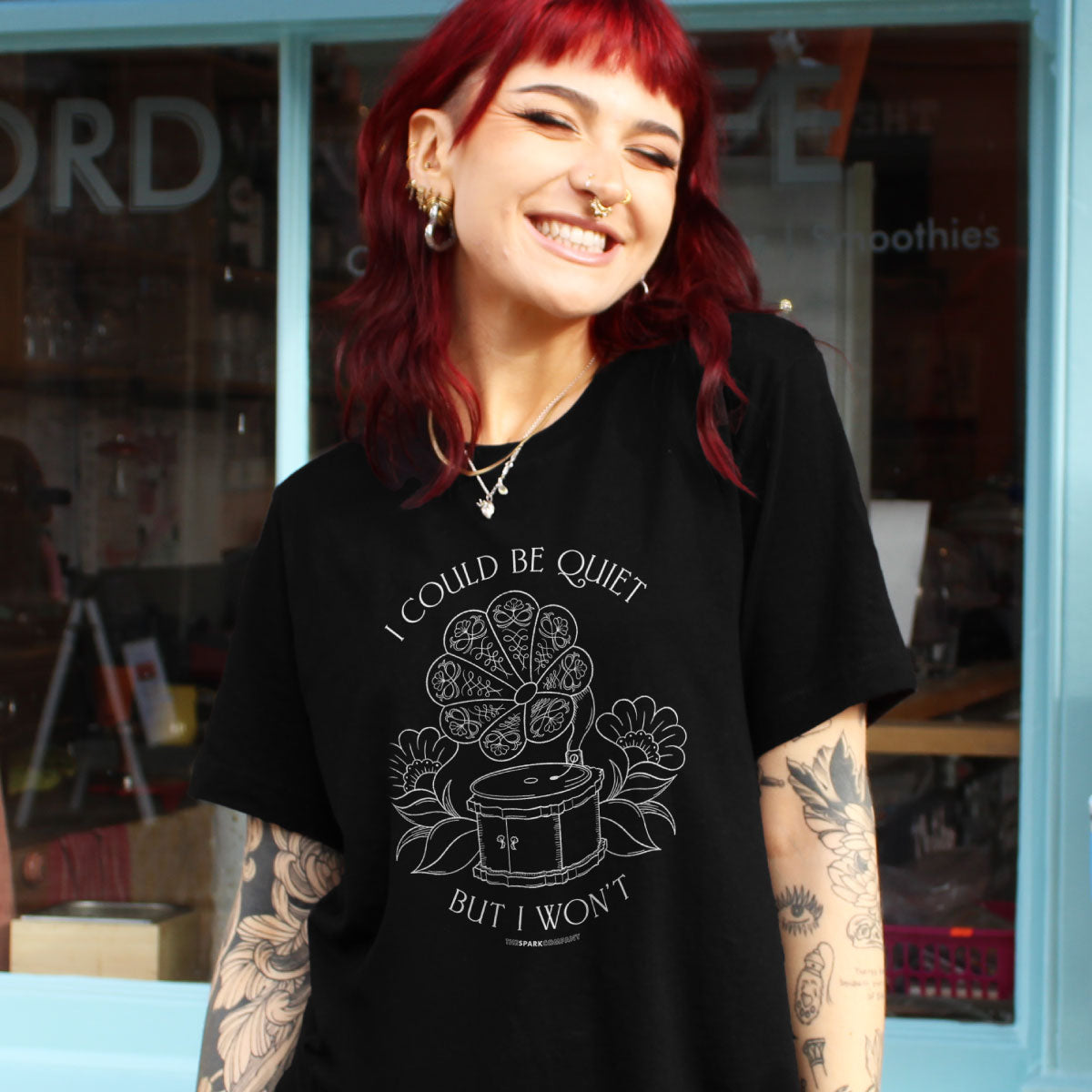 I Could Be Quiet T-Shirt-Feminist Apparel, Feminist Clothing, Feminist T Shirt, BC3001-The Spark Company