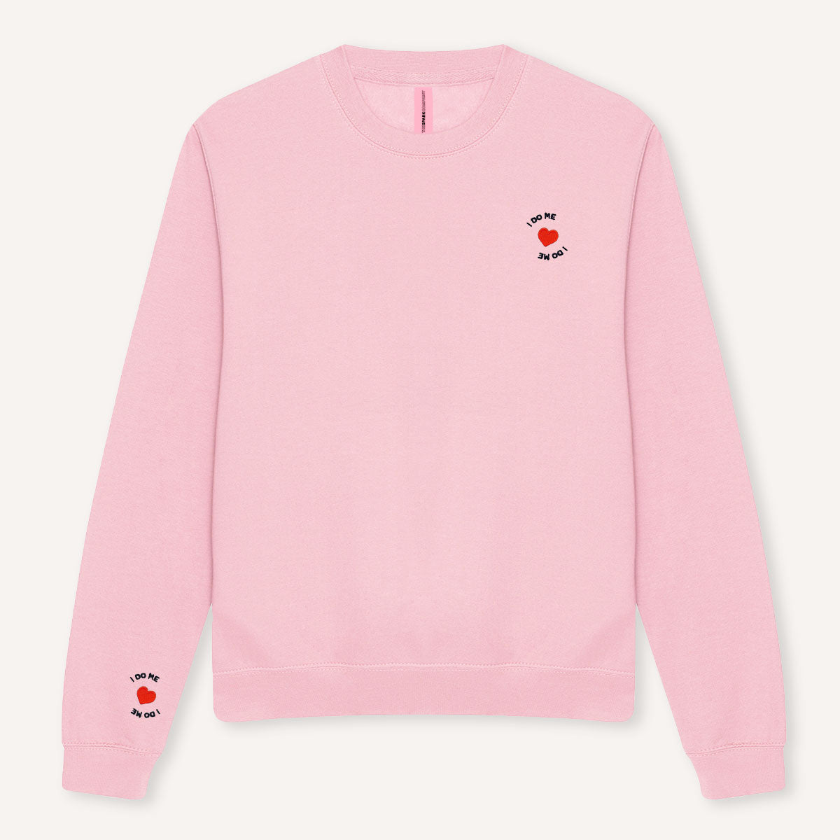 I Do Me Tiny Embroidery Detail Sweatshirt-Feminist Apparel, Feminist Clothing, Feminist Sweatshirt, JH030-The Spark Company