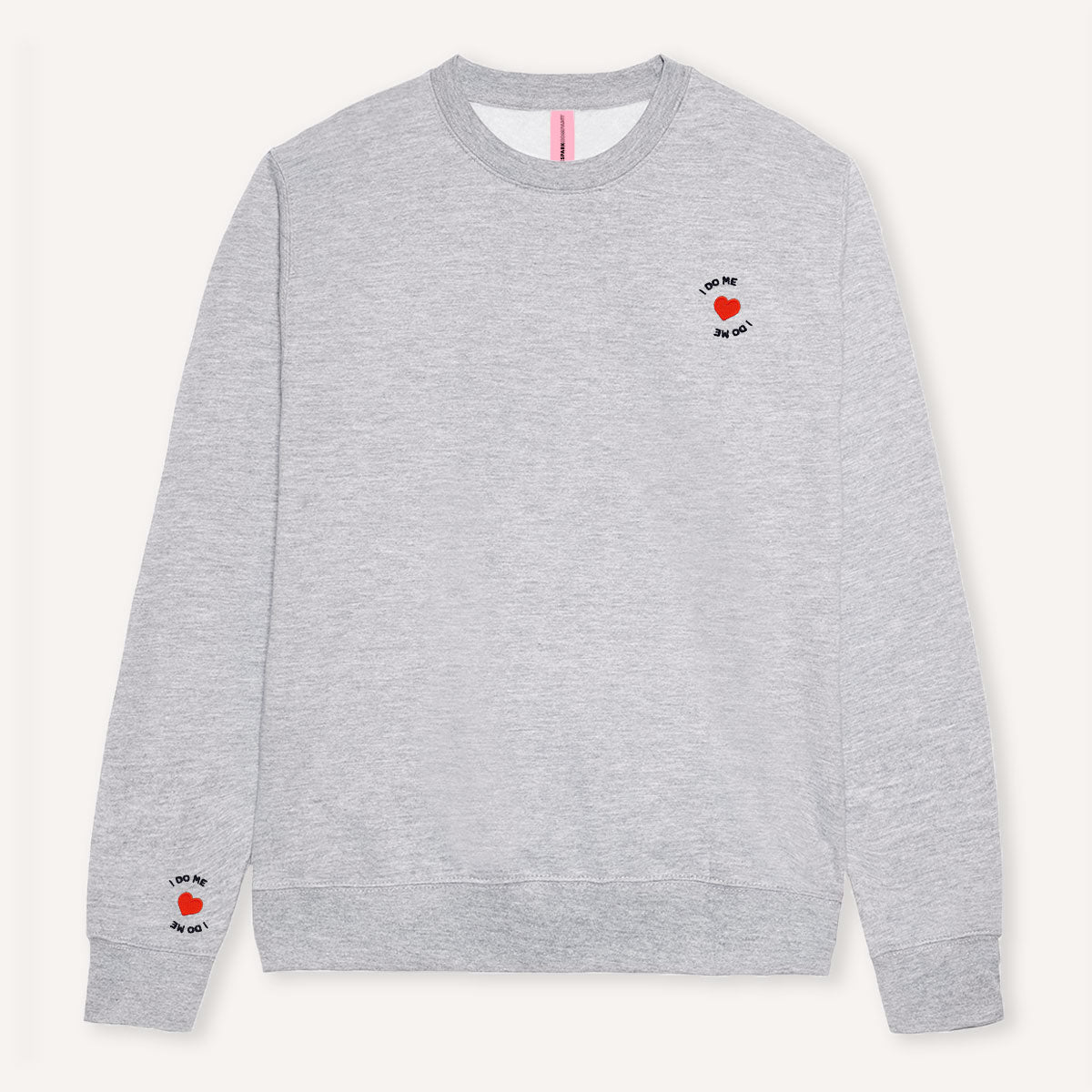 I Do Me Tiny Embroidery Detail Sweatshirt-Feminist Apparel, Feminist Clothing, Feminist Sweatshirt, JH030-The Spark Company