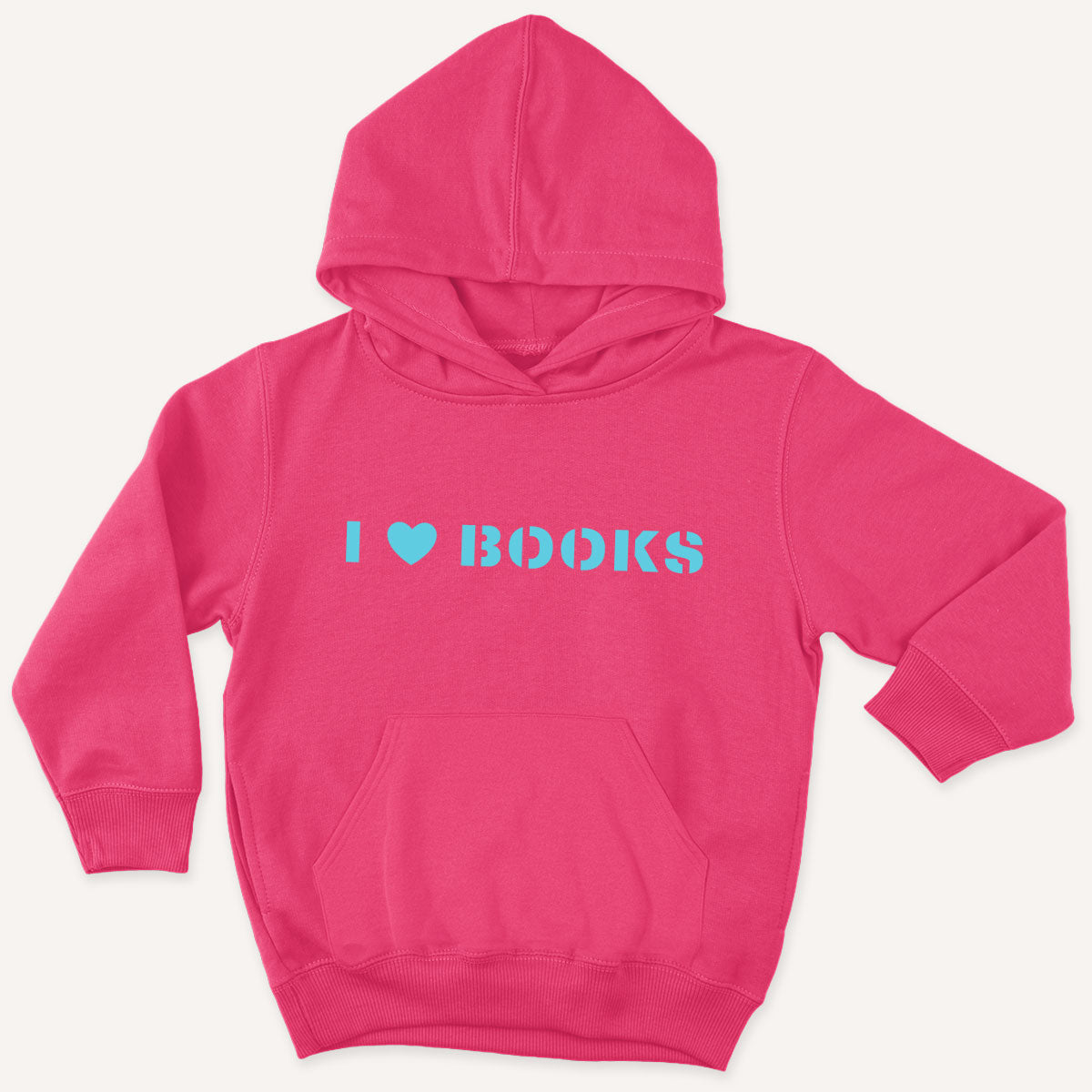 I Heart Books Kids Hoodie-Feminist Apparel, Feminist Clothing, Feminist Kids Hoodie, JH001J-The Spark Company