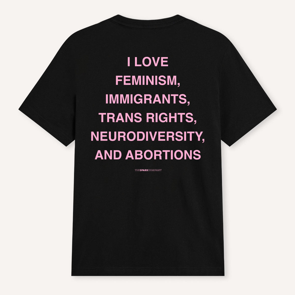 I Love Feminism T-Shirt-Feminist Apparel, Feminist Clothing, Feminist T Shirt, BC3001-The Spark Company