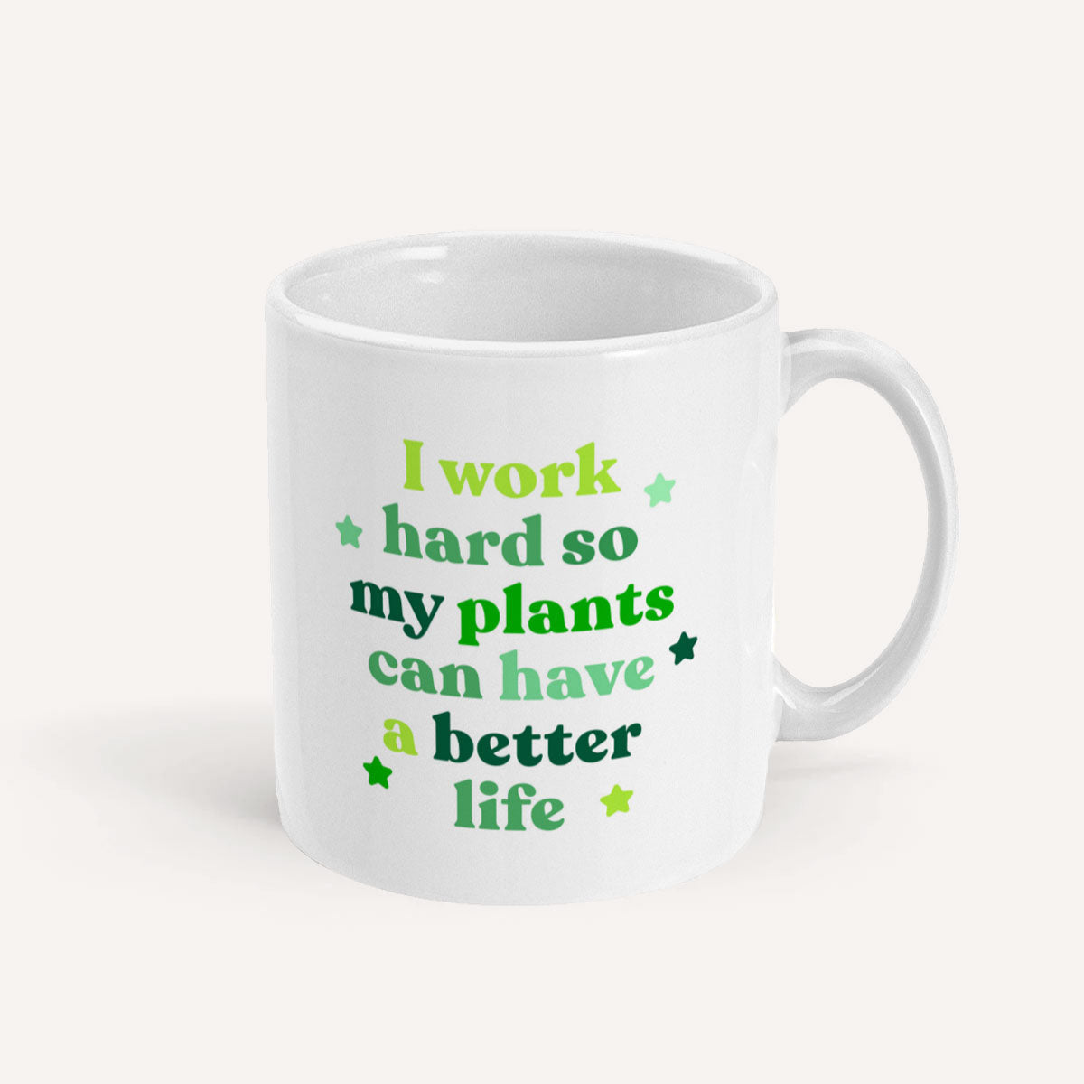 I Work Hard So My Plants Can Have A Better Life Mug-Feminist Apparel, Feminist Gift, Feminist Coffee Mug, 11oz White Ceramic-The Spark Company
