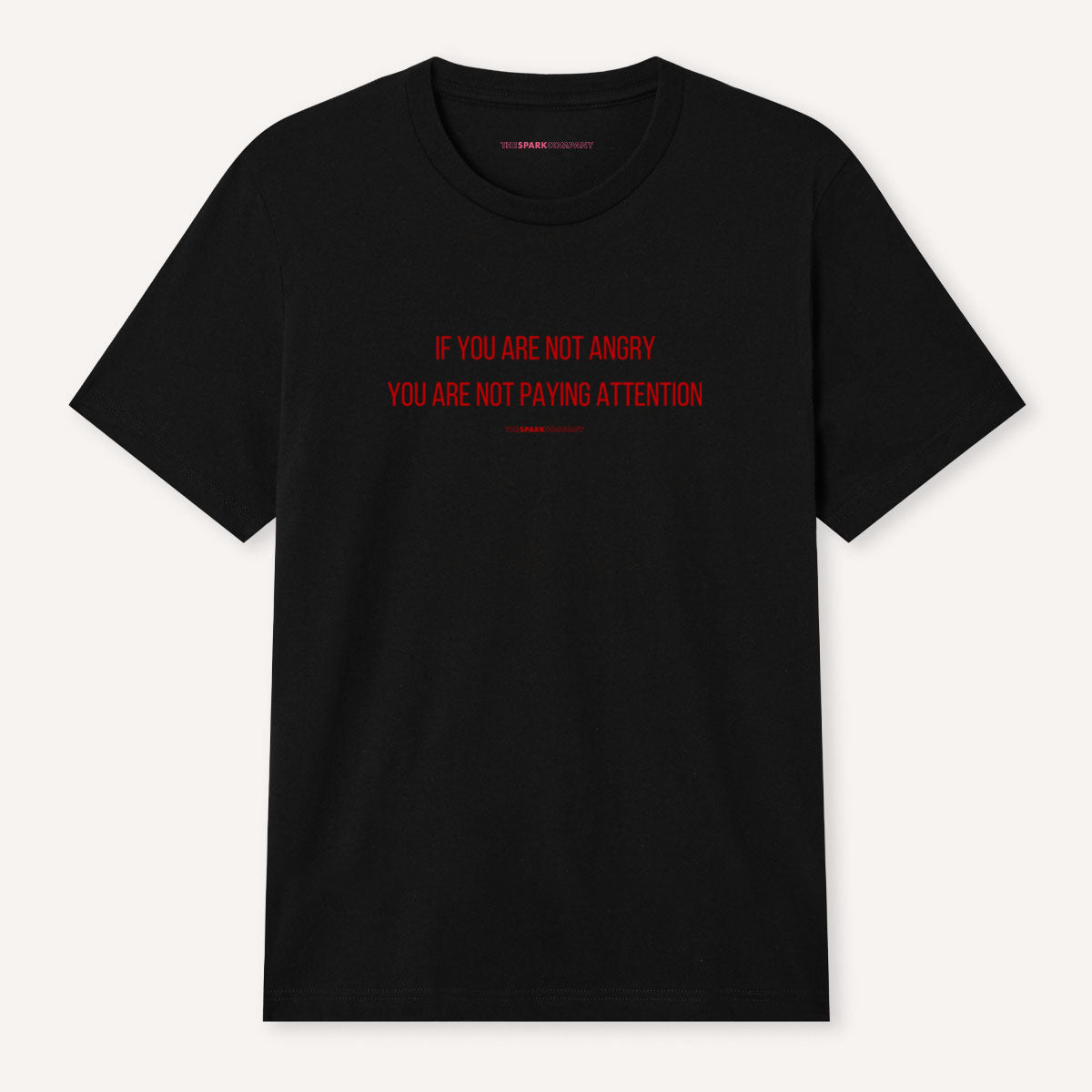 If You Are Not Angry You Are Not Paying Attention T-Shirt-Feminist Apparel, Feminist Clothing, Feminist T Shirt-The Spark Company