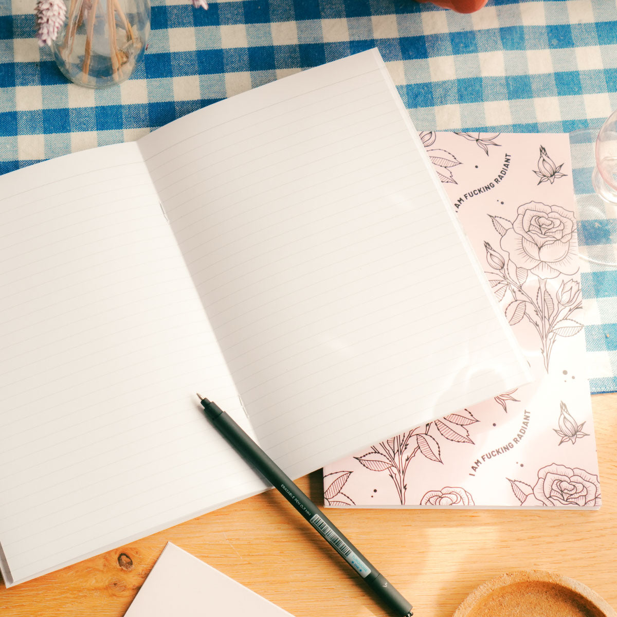 Illustrated Prints Notebooks (3 Pack)-Feminist Apparel, Feminist Gift, Feminist Notebook-The Spark Company