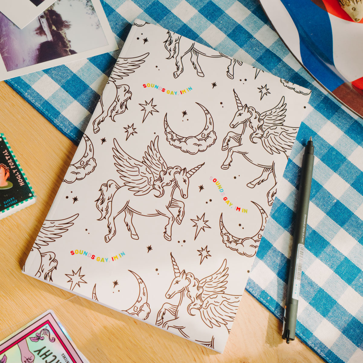 Illustrated Prints Notebooks (3 Pack)-Feminist Apparel, Feminist Gift, Feminist Notebook-The Spark Company