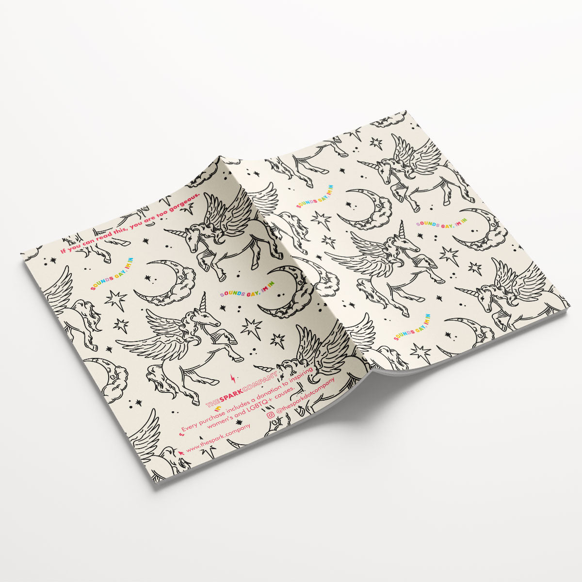 Illustrated Prints Notebooks (3 Pack)-Feminist Apparel, Feminist Gift, Feminist Notebook-The Spark Company