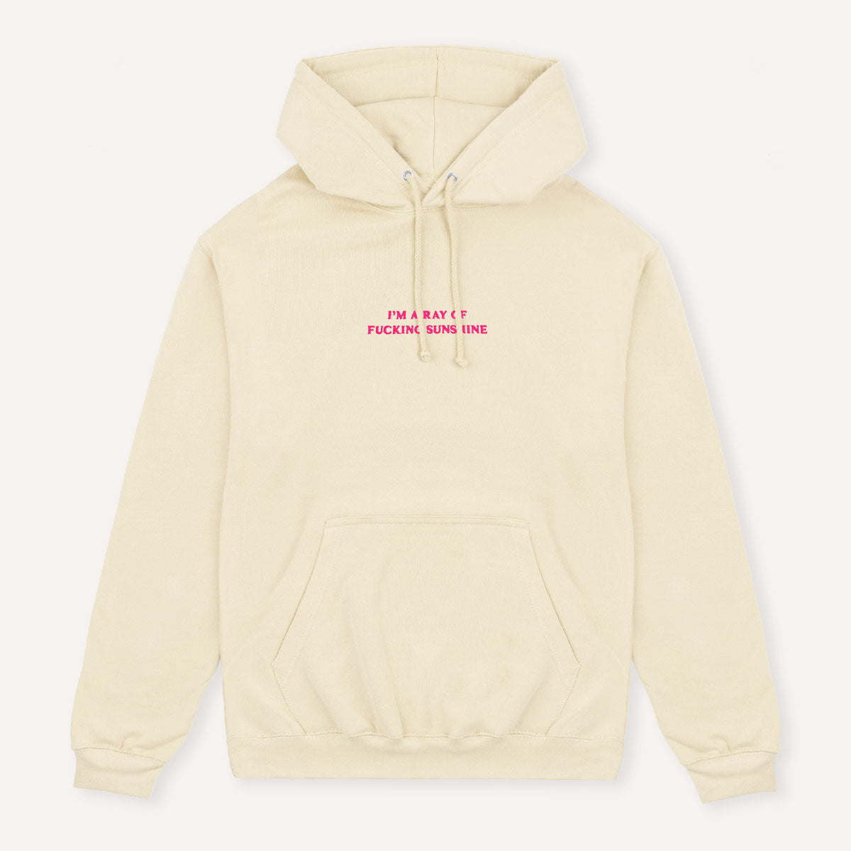 I'm A Ray Of F*cking Sunshine Embroidered Hoodie-Feminist Apparel, Feminist Clothing, Feminist Hoodie, JH001-The Spark Company