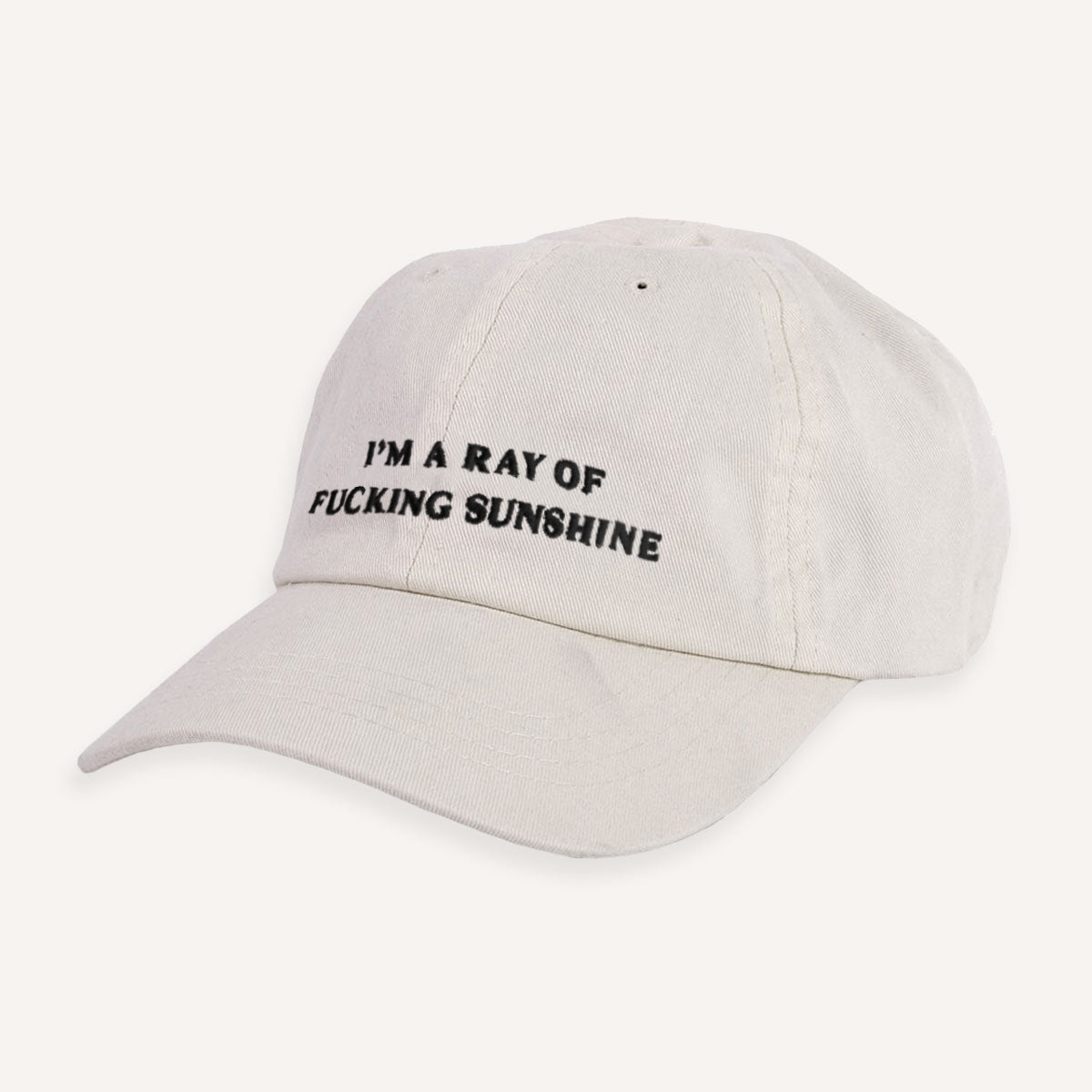 I'm A Ray Of F*cking Sunshine Slogan Cap-Feminist Apparel, Feminist Gift, Slogan Cap, BC653-The Spark Company