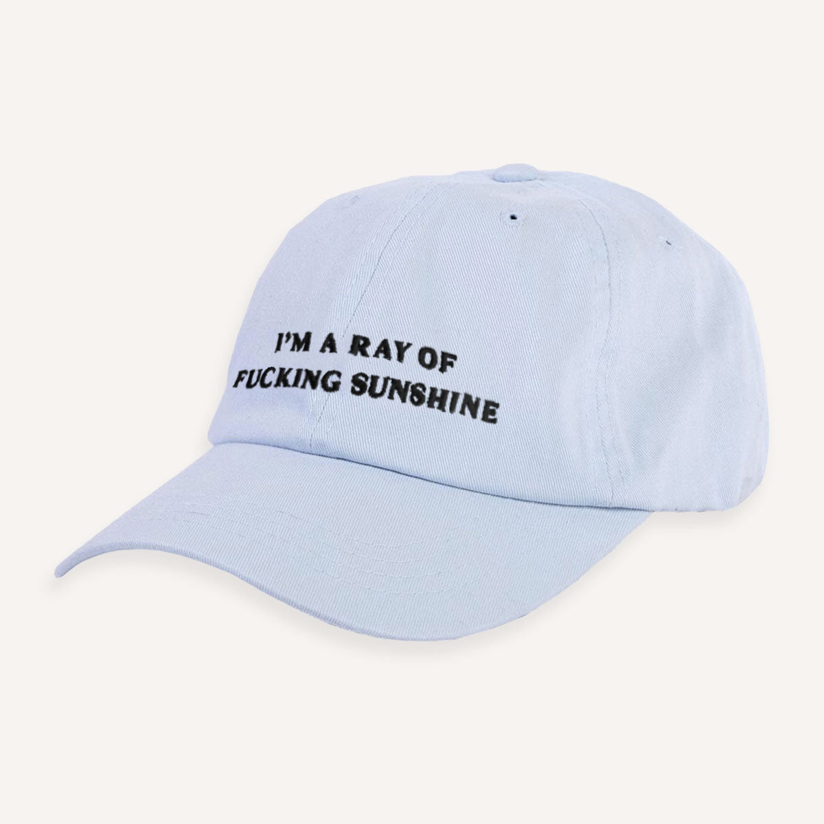 I'm A Ray Of F*cking Sunshine Slogan Cap-Feminist Apparel, Feminist Gift, Slogan Cap, BC653-The Spark Company