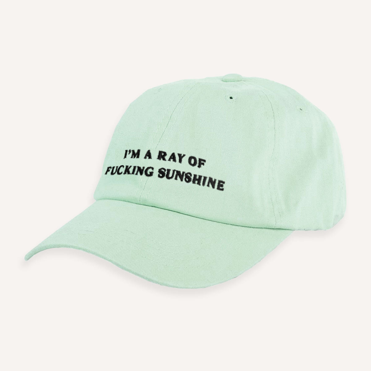 I'm A Ray Of F*cking Sunshine Slogan Cap-Feminist Apparel, Feminist Gift, Slogan Cap, BC653-The Spark Company