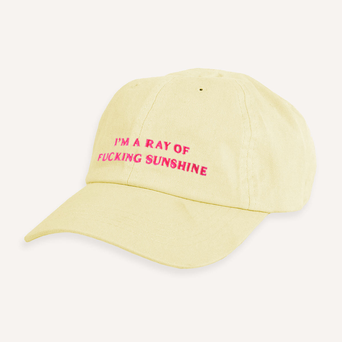 I'm A Ray Of F*cking Sunshine Slogan Cap-Feminist Apparel, Feminist Gift, Slogan Cap, BC653-The Spark Company