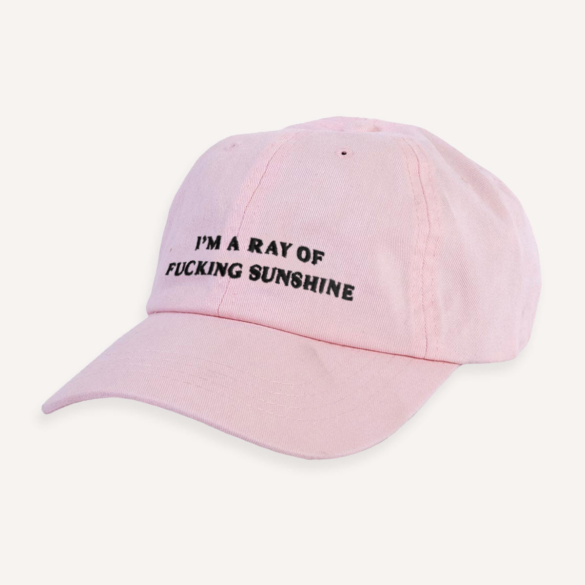 I'm A Ray Of F*cking Sunshine Slogan Cap-Feminist Apparel, Feminist Gift, Slogan Cap, BC653-The Spark Company