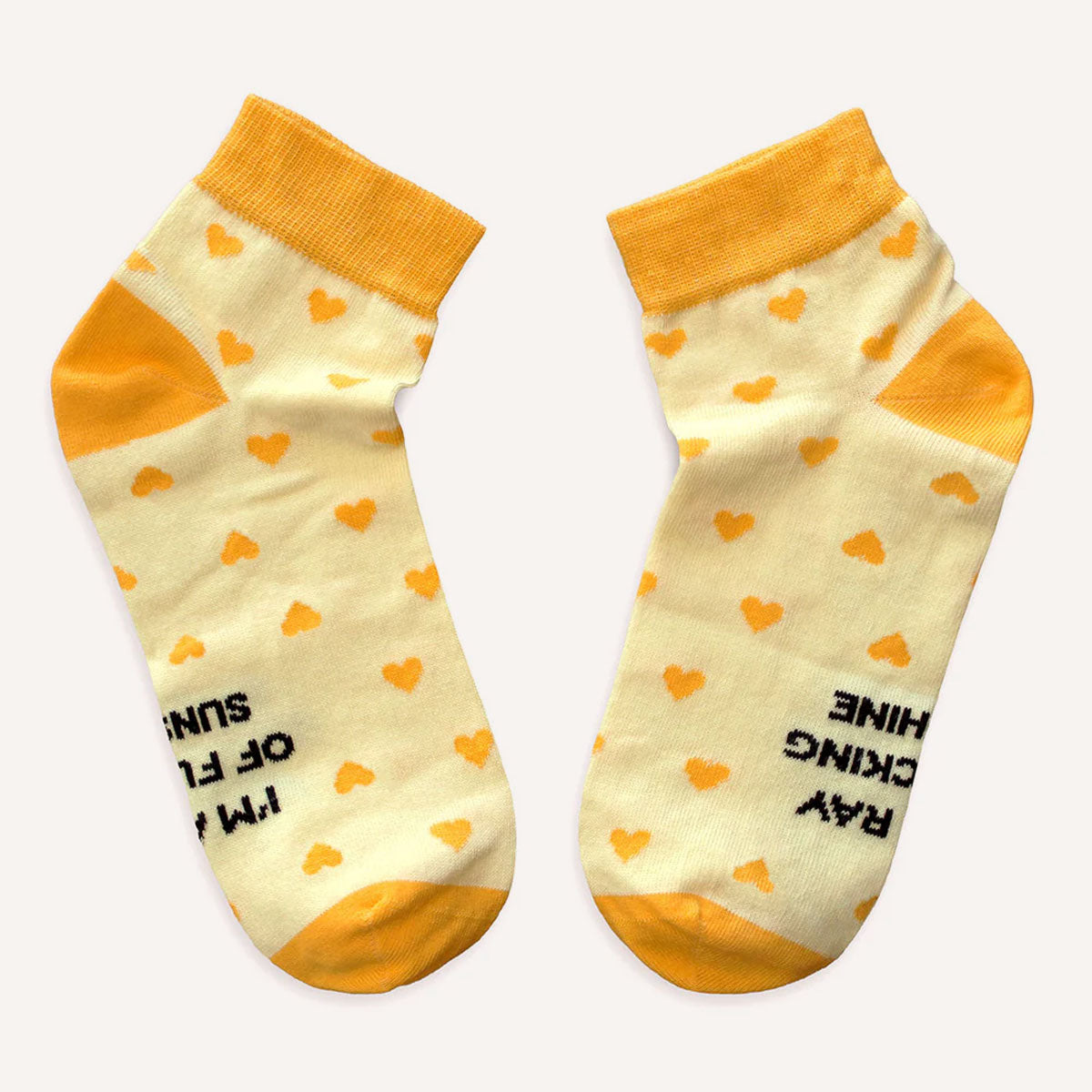I'm A Ray Of F*cking Sunshine Socks-Feminist Apparel, Feminist Clothing, Feminist Socks-The Spark Company