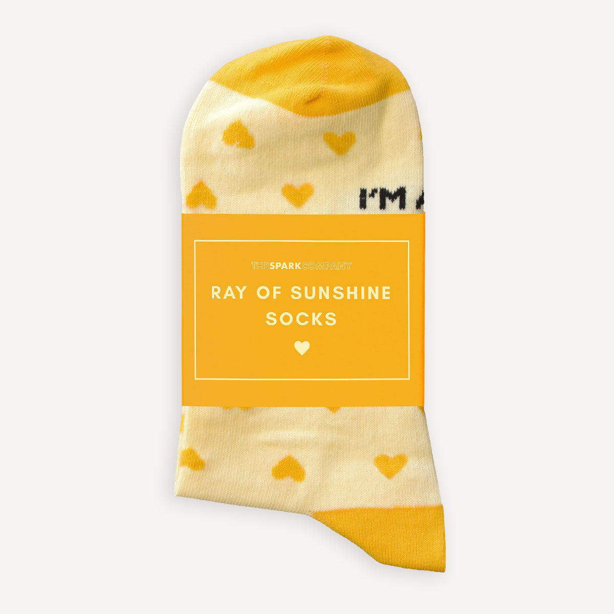 I'm A Ray Of F*cking Sunshine Socks-Feminist Apparel, Feminist Clothing, Feminist Socks-The Spark Company