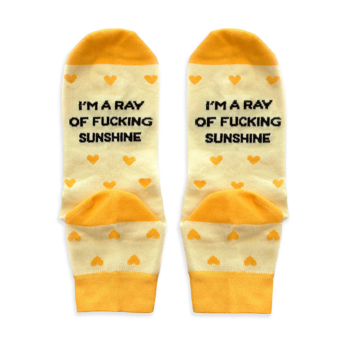 I'm A Ray Of F*cking Sunshine Socks-Feminist Apparel, Feminist Clothing, Feminist Socks-The Spark Company