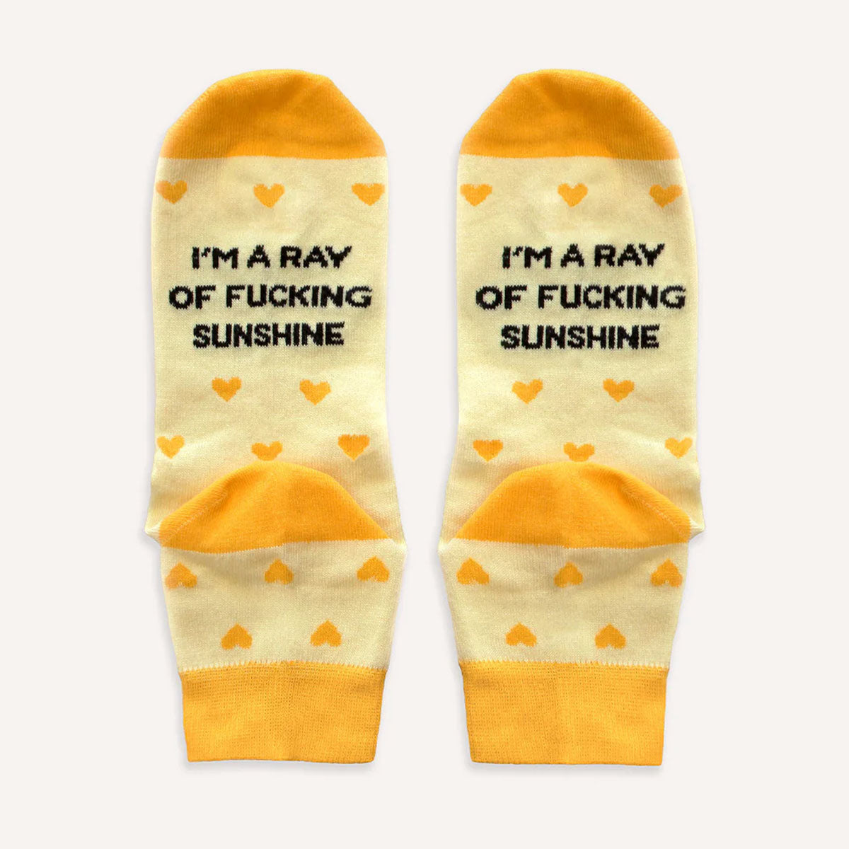 I'm A Ray Of F*cking Sunshine Socks-Feminist Apparel, Feminist Clothing, Feminist Socks-The Spark Company
